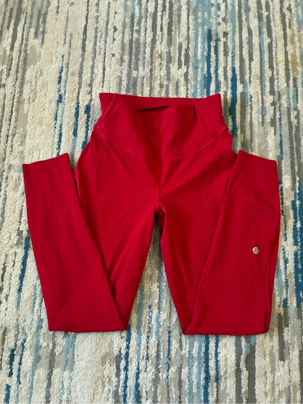 Lululemon Leggings Womens 6 Red High Rise Athletic Activewear Gym